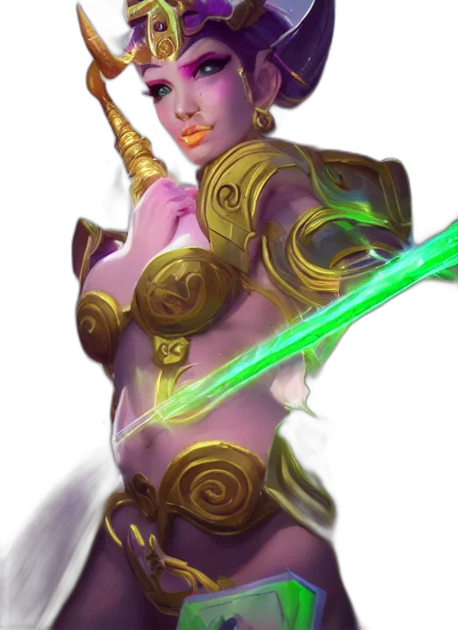 staff, weapon, sword, fantasy art transparent PNG cut-out