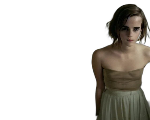 dress, face, creature, hair transparent PNG cut-out