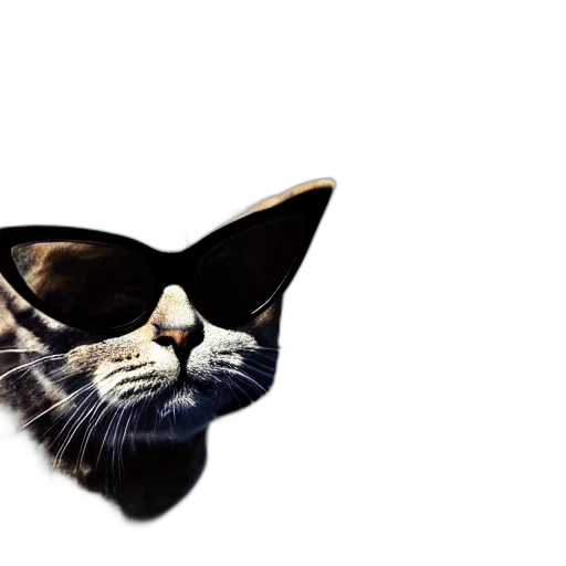 animal, hat, mask, photorealistic transparent PNG cut-out
