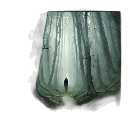 creature, tree, umbrella, dress transparent PNG cut-out