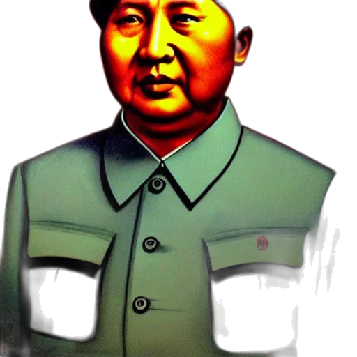 staff, jacket, face, robot, photorealistic, oil painting, vaporwave, 3d render transparent PNG cut-out