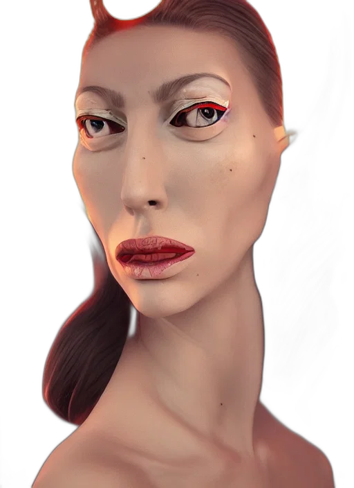 face, robot, mask, creature transparent PNG cut-out