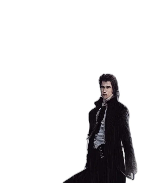 jacket, sword, staff, weapon, concept art, 3d render, comic book art, pixel art transparent PNG cut-out