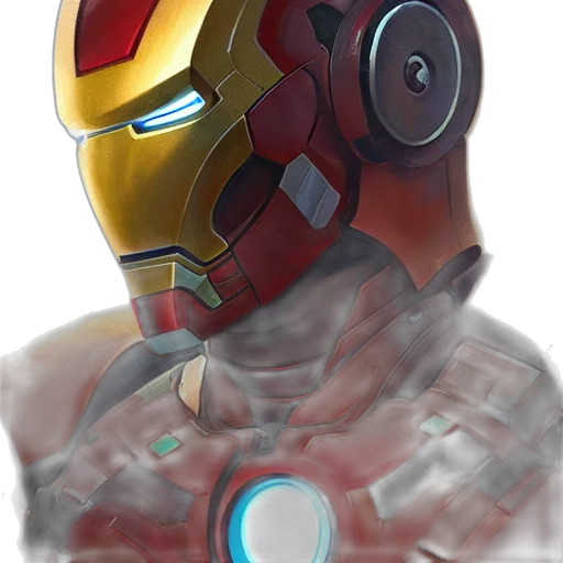 robot, mask, comic book art, concept art transparent PNG cut-out