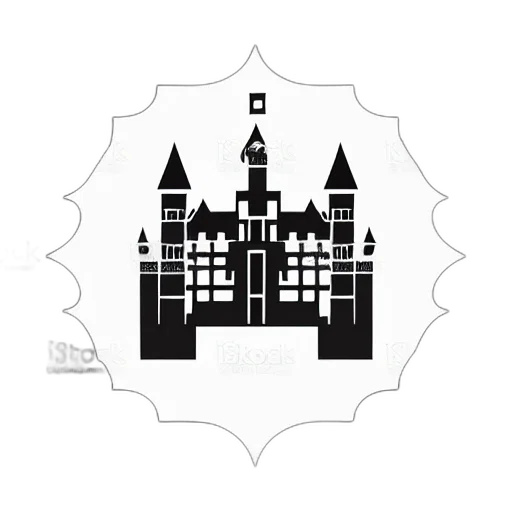 crown, staff, building, pixel art transparent PNG cut-out