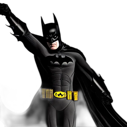 comic book art, concept art, 3d render, photorealistic, batman, vampire, concept, art transparent PNG cut-out