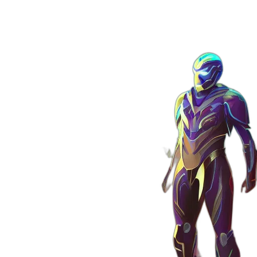 robot, creature, concept art, 3d render transparent PNG cut-out