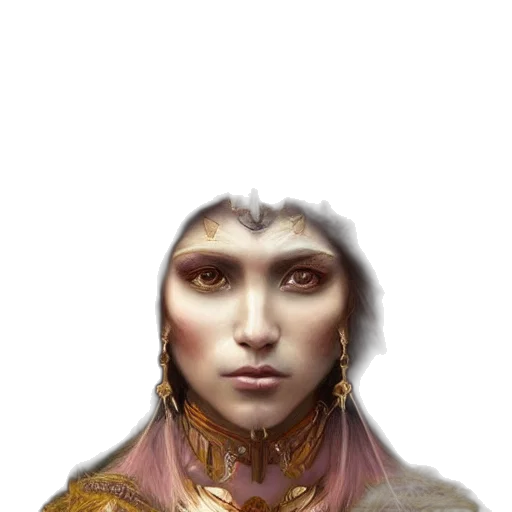 face, crown, dragon, staff, fantasy art, concept art, photorealistic, comic book art transparent PNG cut-out