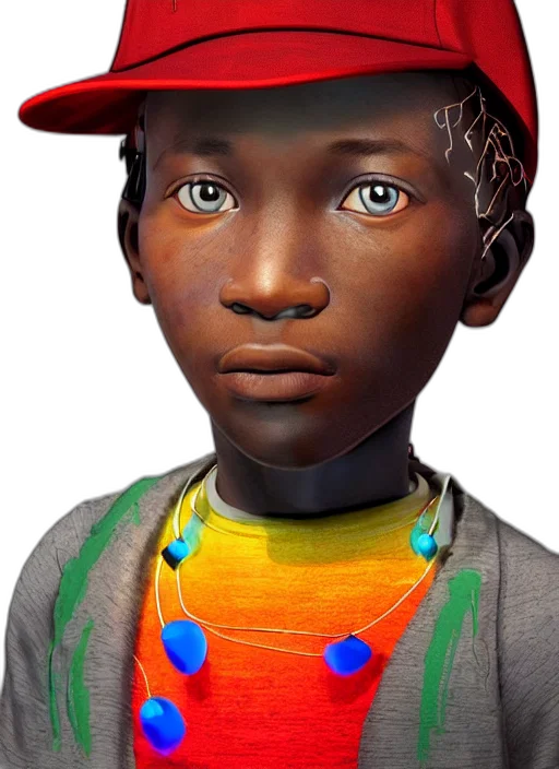 face, hat, jewelry, robot, 3d render, concept art, photorealistic, fantasy art transparent PNG cut-out