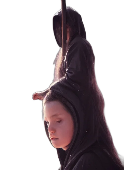 staff, jacket, dress, crown transparent PNG cut-out
