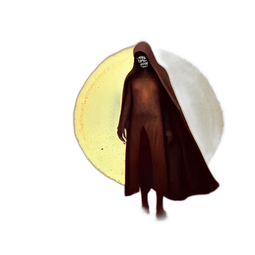 mask, creature, dress, jacket, concept art, pixel art, comic book art, fantasy art transparent PNG cut-out