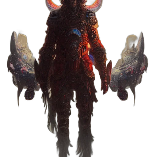 creature, dragon, mask, staff, concept art, fantasy art, pixel art, comic book art transparent PNG cut-out