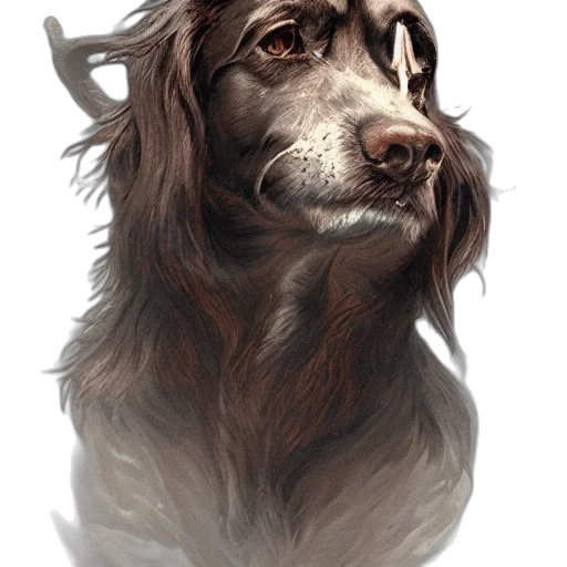 animal, creature, staff, face transparent PNG cut-out