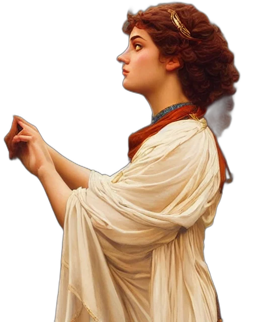 staff, jewelry, dress, face transparent PNG cut-out