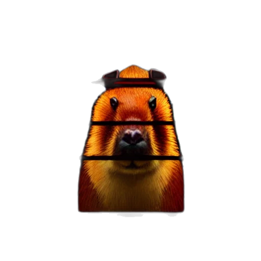 animal, hat, creature, face transparent PNG cut-out
