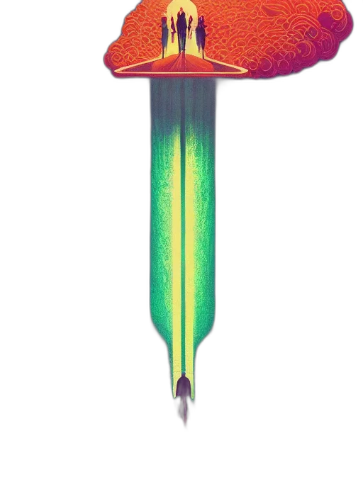 umbrella, sword, staff, weapon, vaporwave, concept art, pixel art, watercolor transparent PNG cut-out