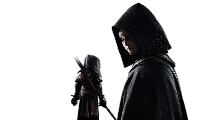 sword, weapon, jacket, concept art transparent PNG cut-out