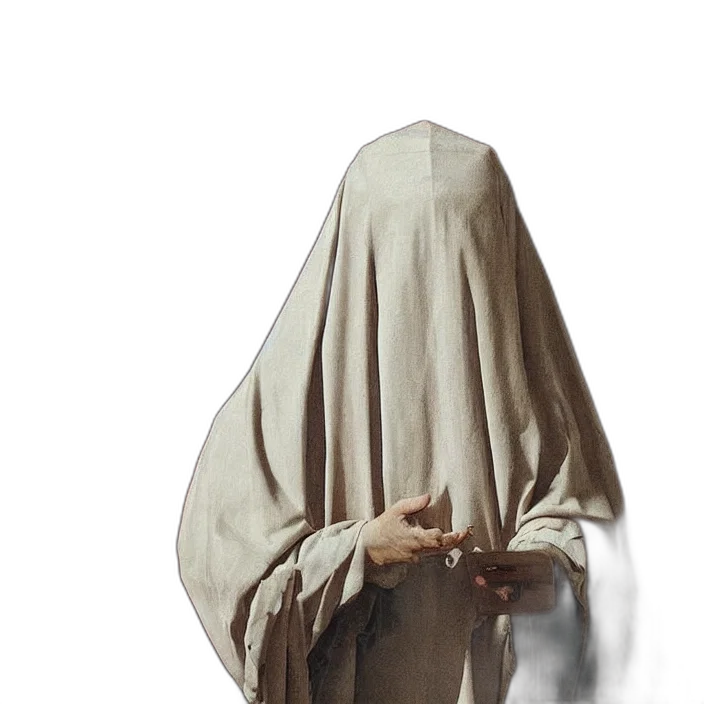 dress, mask, jacket, face transparent PNG cut-out
