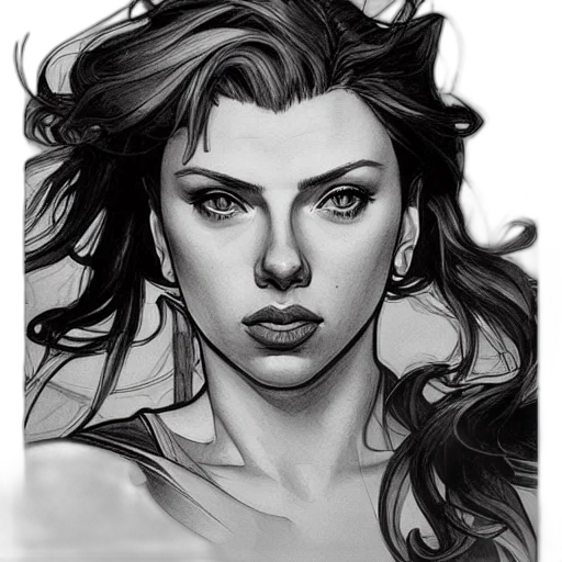 face, fantasy art, comic book art, photorealistic, concept art, monochrome, dark, muscular transparent PNG cut-out