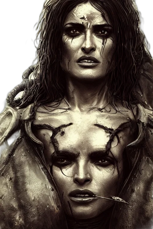 face, mask, creature, hair transparent PNG cut-out