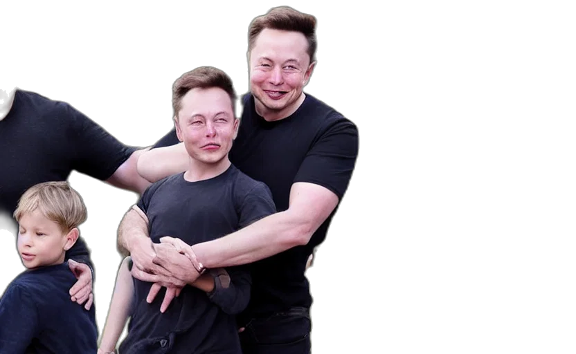 robot, hair, face, car transparent PNG cut-out