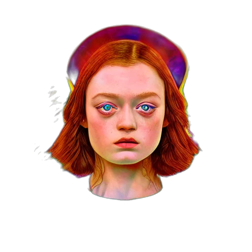face, mask, crown, creature transparent PNG cut-out