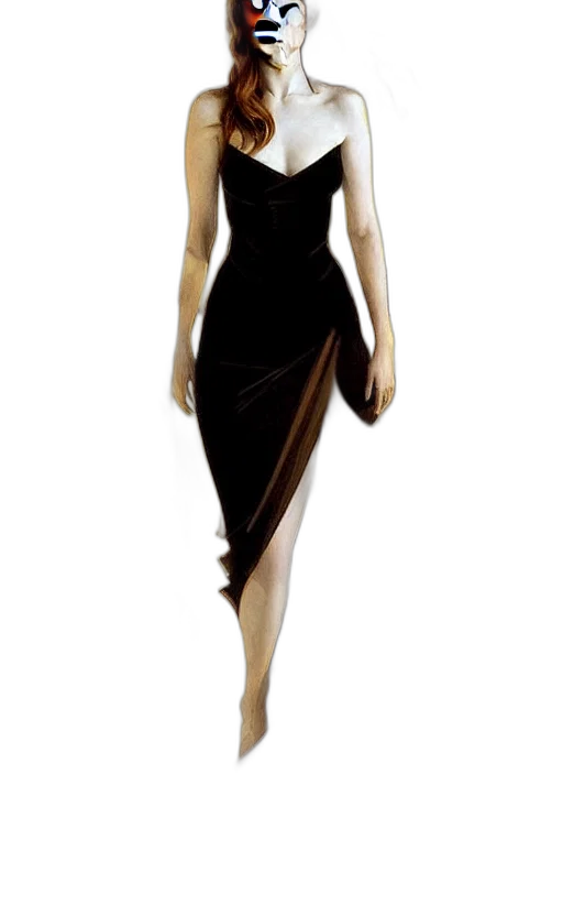 dress, jewelry, staff, concept art transparent PNG cut-out