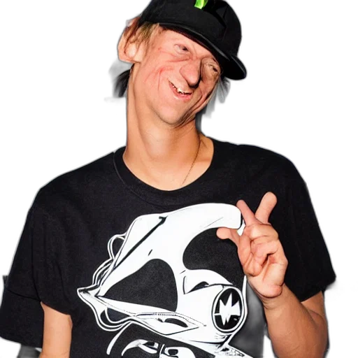 face, hat, staff, mask, cartoon, kawaii, tony, hawk transparent PNG cut-out