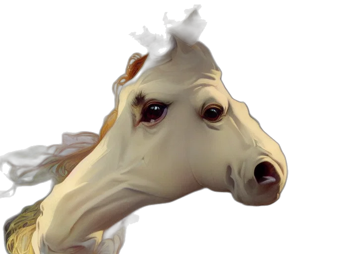 animal, mask, creature, dragon transparent PNG cut-out