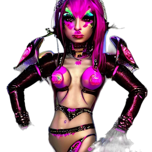 robot, cyberpunk, concept art, fantasy art transparent PNG cut-out