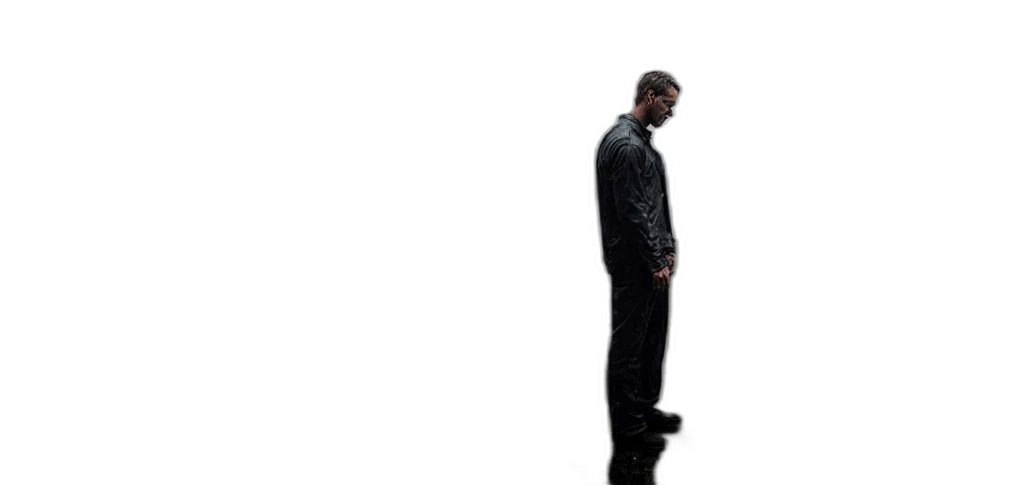jacket, staff, face, concept art transparent PNG cut-out