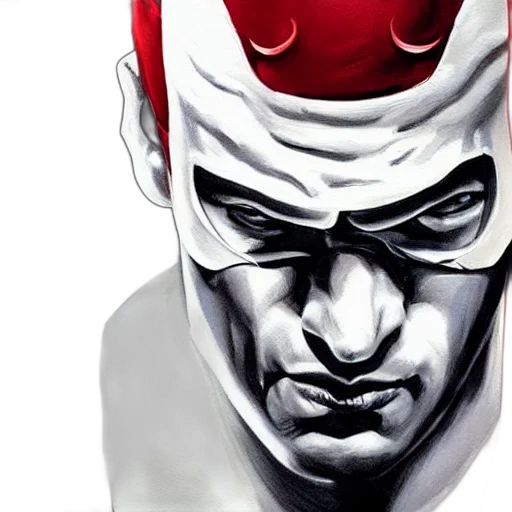 mask, face, hat, crown, comic book art, concept art, photorealistic, fantasy art transparent PNG cut-out