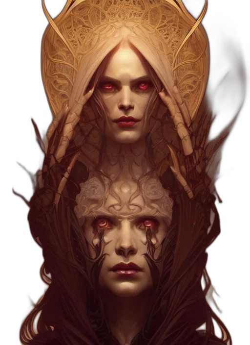 mask, face, crown, fantasy art, concept art, comic book art, photorealistic, fire transparent PNG cut-out