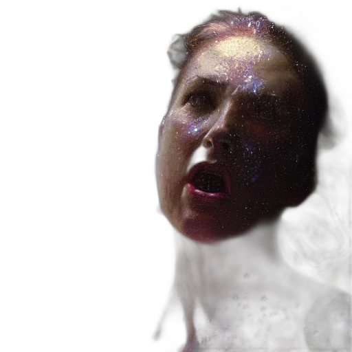 face, mask, creature, hair transparent PNG cut-out