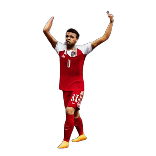 pixel art, cartoon, concept art, fifa, world, cup, winner transparent PNG cut-out
