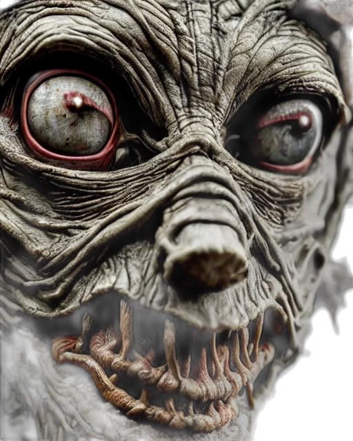 mask, creature, face, 3d render, concept art, photorealistic, photo, taken transparent PNG cut-out