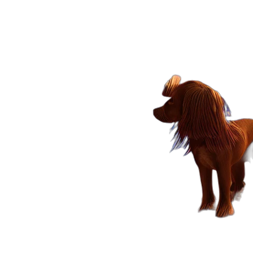 animal, hair, creature, staff, 3d render, concept art, photorealistic, pixel art transparent PNG cut-out