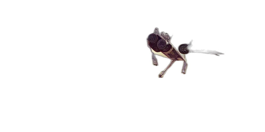 dragon, creature, animal, robot, 3d render, photorealistic, concept art, outer space transparent PNG cut-out