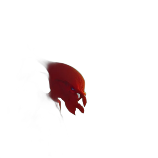 creature, dragon, animal, mask, concept art, 3d render, pixel art, photorealistic transparent PNG cut-out