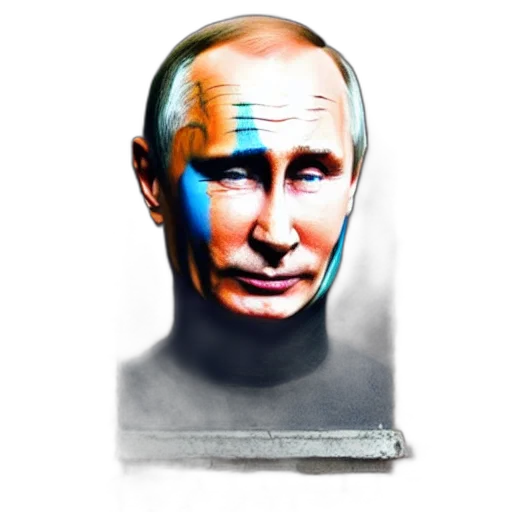 face, mask, robot, concept art, photorealistic, pixel art, 3d render, putin transparent PNG cut-out