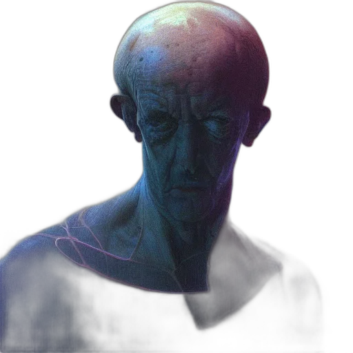 face, mask, robot, creature transparent PNG cut-out