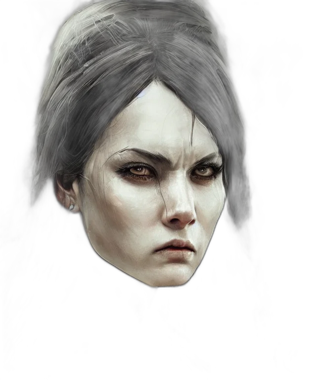 face, mask, staff, creature transparent PNG cut-out