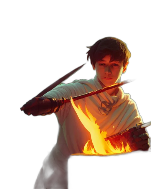 sword, staff, weapon, dragon, concept art, fantasy art, 3d render, photorealistic transparent PNG cut-out