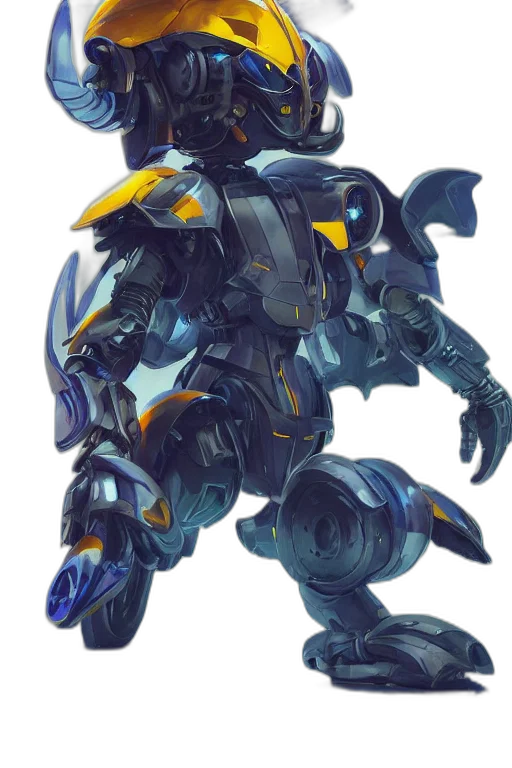 robot, dragon, weapon, creature transparent PNG cut-out