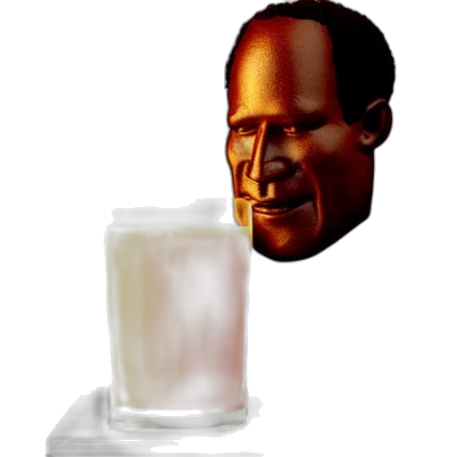 face, bottle, mask, robot, 3d render, vaporwave, photorealistic, pixel art transparent PNG cut-out