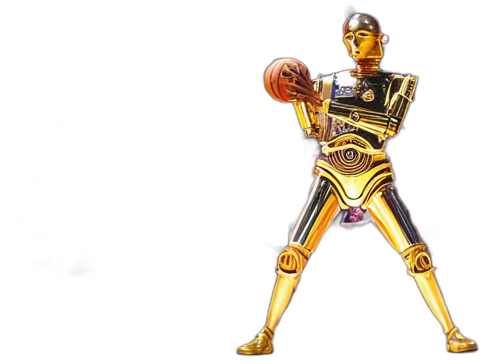 robot, concept art, 3d render, espn transparent PNG cut-out