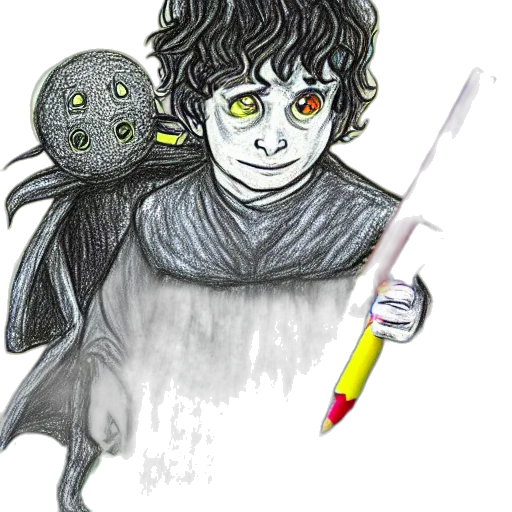 dragon, creature, staff, fantasy art transparent PNG cut-out