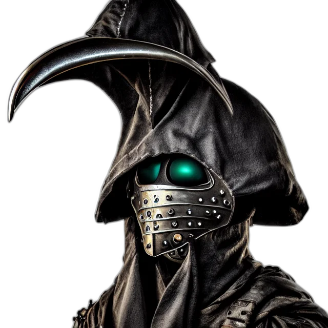 mask, hat, staff, face transparent PNG cut-out