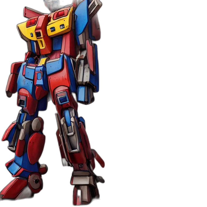 robot, weapon, concept art, 3d render transparent PNG cut-out