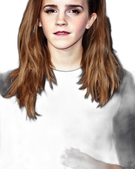 hair, face, photorealistic, cartoon transparent PNG cut-out